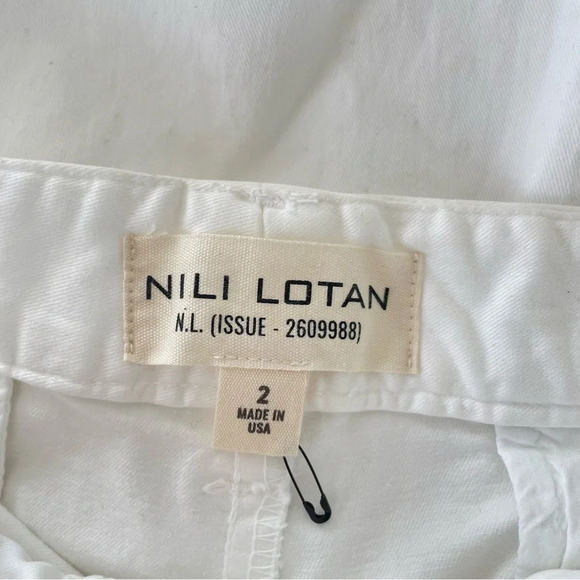 Nili Lotan Eliot Boy Pant White NWOT - Picture 13 of 16